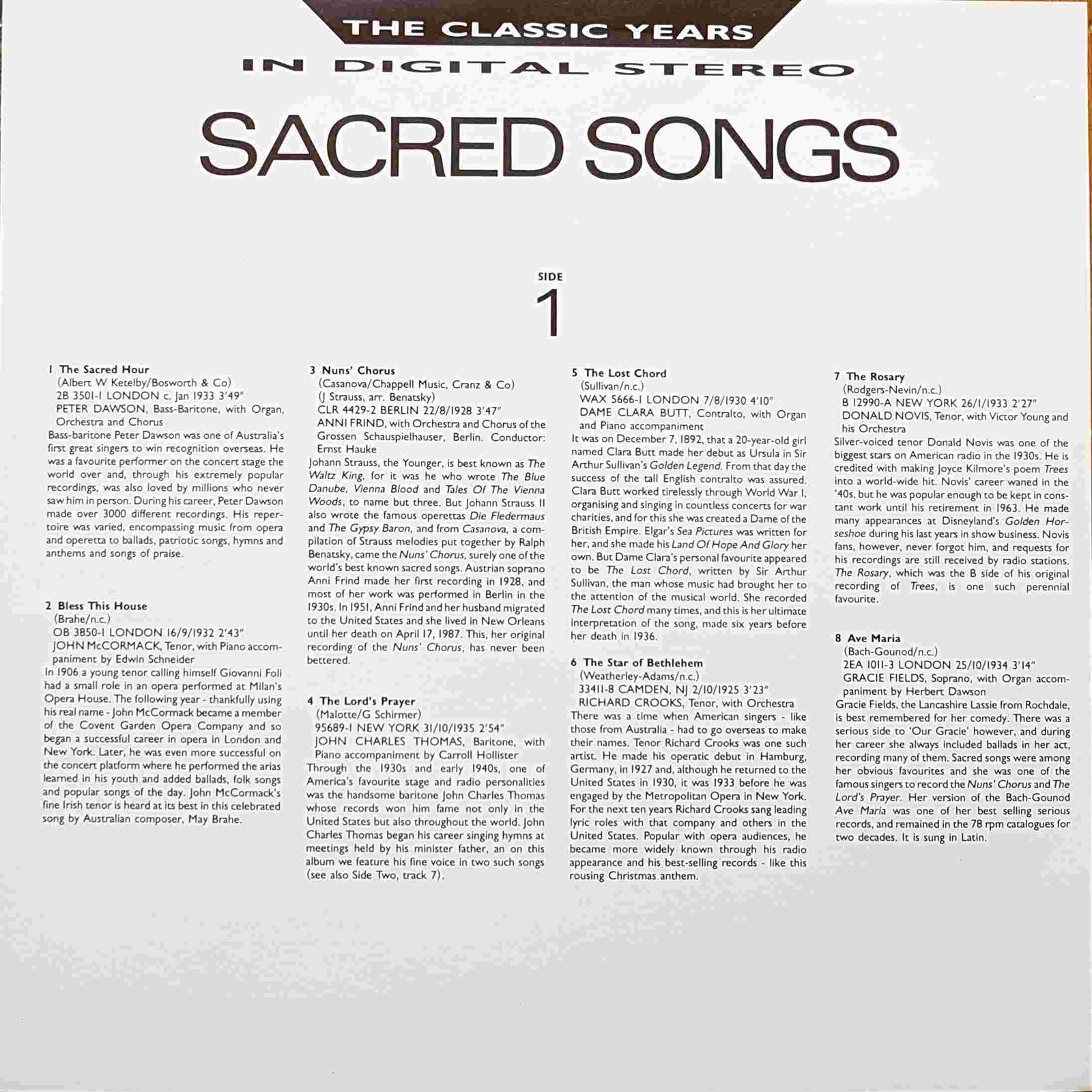 Inserts from REB 689